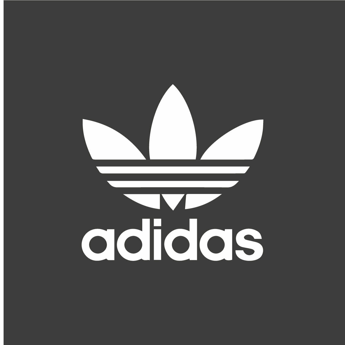 Налкейка "Adidas. Логотип" 10х10 см