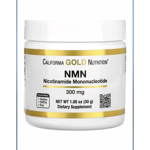 California Gold Nutrition NMN в порошке 300 мг 30 грамм