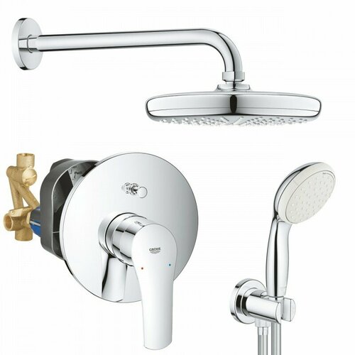 Душевая система встраиваемая со смесителем Grohe Eurosmart 119689