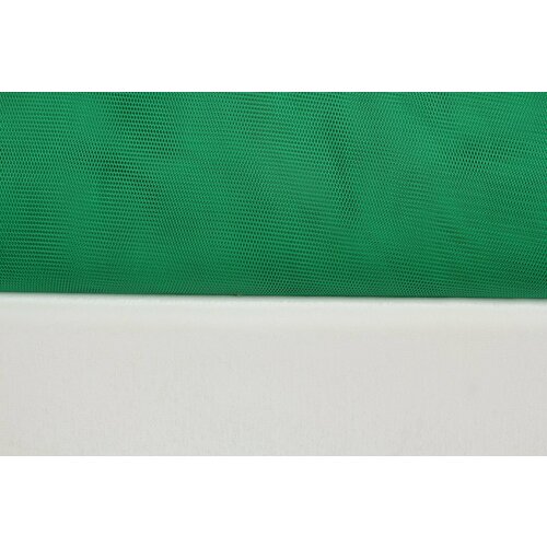 Ткань Фатин жёсткий бриллиантово-зелёный, ш180см, 0,5 м