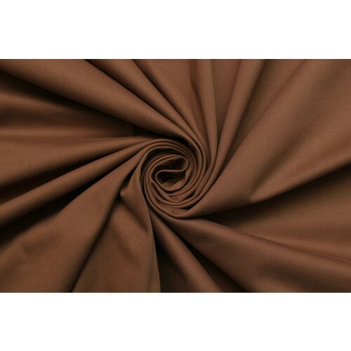 Ткань Хлопок костюмный-стрейч светло-коричневый, 320 г/пм, ш148см, 0,5 м ткань хлопок стрейч белый 410 г пм ш148см 0 5 м
