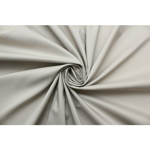 Ткань Костюмный хлопок стрейч бежевато-серый, 330 г/пм 0,5 м