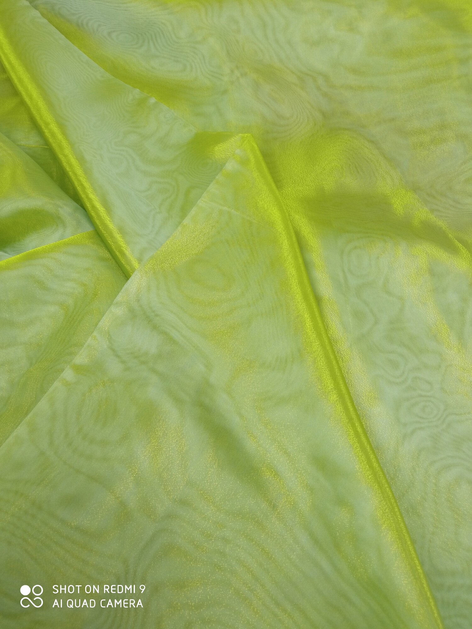 Микровуаль ткань цвет травяной