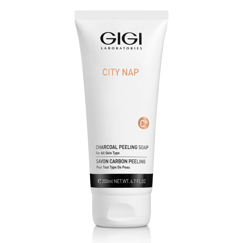 Жидкое мыло для лица GiGi City Nap Charcoal Peeling Soap 200 мл