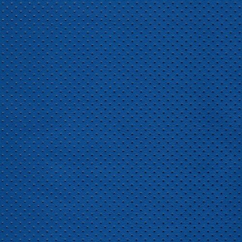 Экокожа перфорированная синяя, Орегон, материал для перетяжки салона автомобиля, толщина 1 мм (1м)