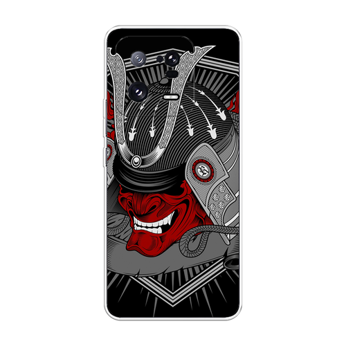 Силиконовый чехол на Xiaomi 13 Pro 5G / Сяоми 13 Про 5G Красная маска самурая силиконовый чехол на xiaomi 13 pro 5g сяоми 13 про 5g бело черные сложные полосы