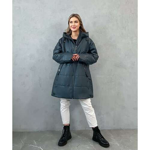 фото Куртка , размер 60(60-62), зеленый нет бренда