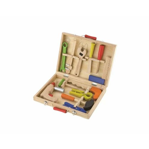 Набор игрушечных строительных инструментов 12 предмв ящике 7482₽