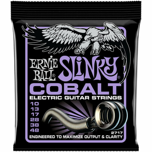 ERNIE BALL 2717 струны для эл. гитары Cobalt Ultra Slinky (10-48)
