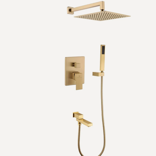 Изображение товара Душевая система скрытого монтажа Grocenberg GB5089MG-1 Матовый золото