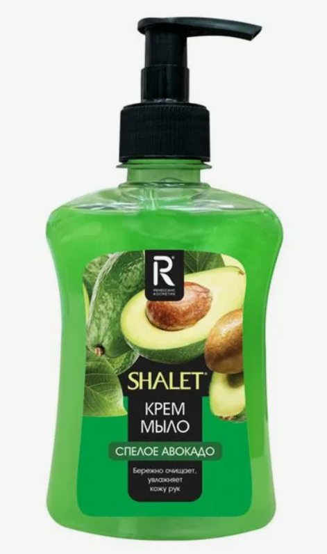 Жидкое крем-мыло Ренессанс Косметик Shalet авокадо, успокаивающее, 250 мл.