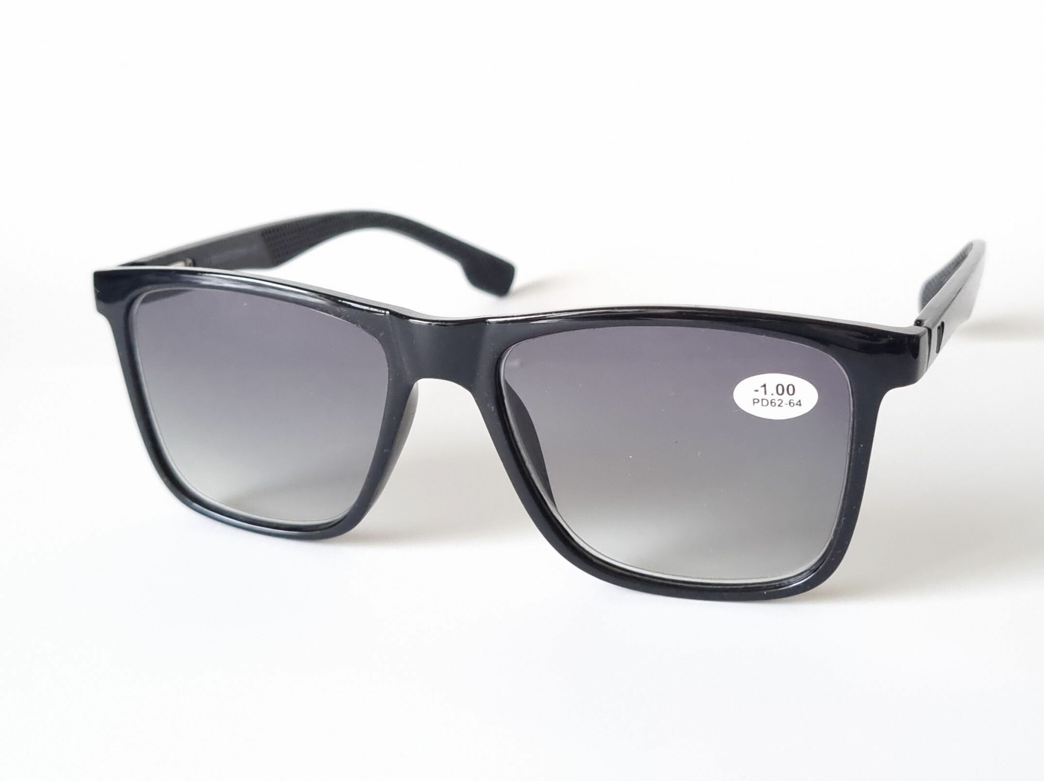 Готовые солнцезащитные очки Focustoday / готовые очки для коррекции зрения с тонировкой / женские/ мужские солнцезащитные очки 8337 c1 -2
