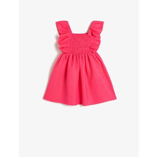 фото Платье koton, размер 24-36 месяцев, розовый