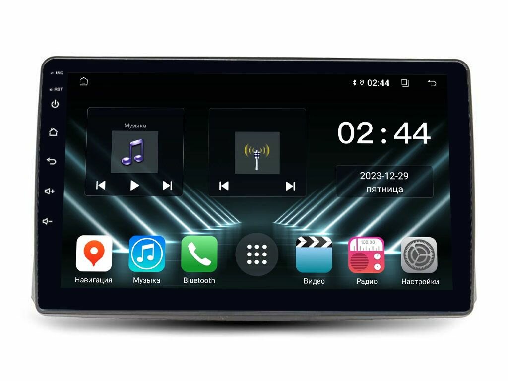 Штатная магнитола УАЗ Patriot 2016-2023 UNISON 10T4 4Gb/64Gb IPS BT Wi-Fi CarPlay (3108-10T4)