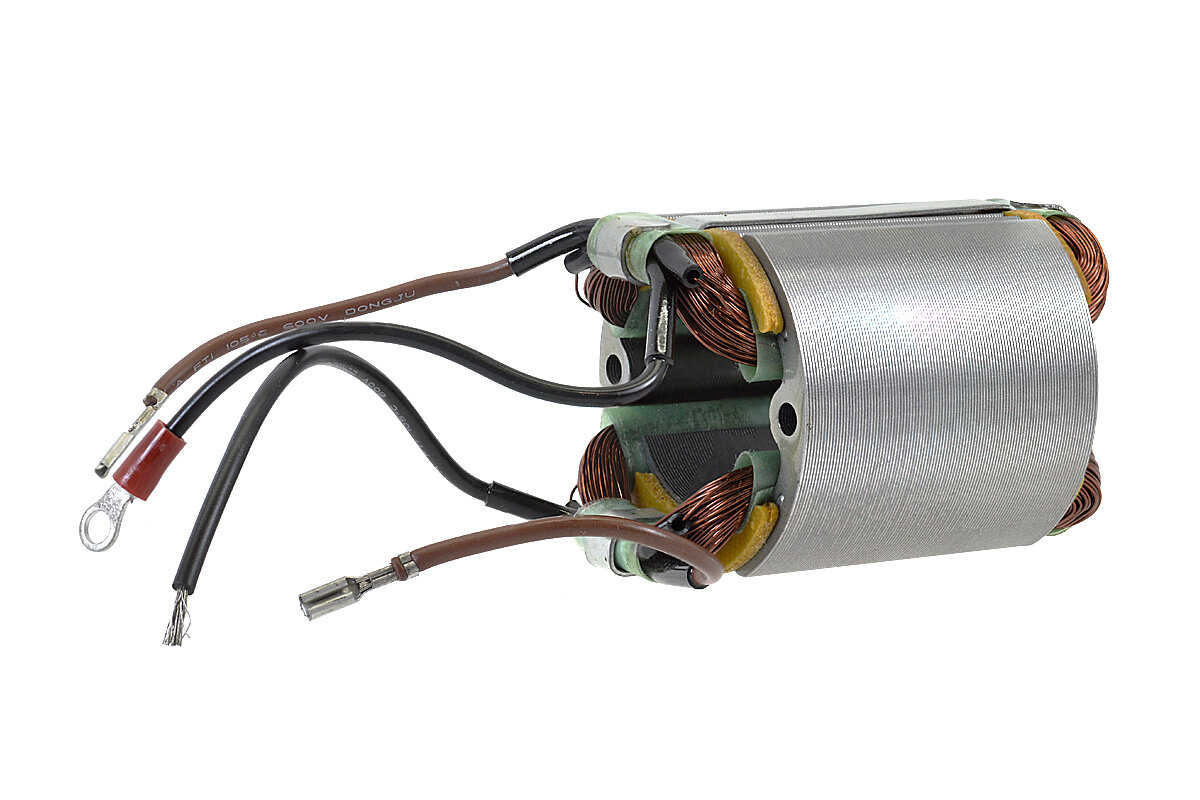 фото Статор электродвигателя 22-230В подходит для болгарки (УШМ) HITACHI G 12SS, G 13SS