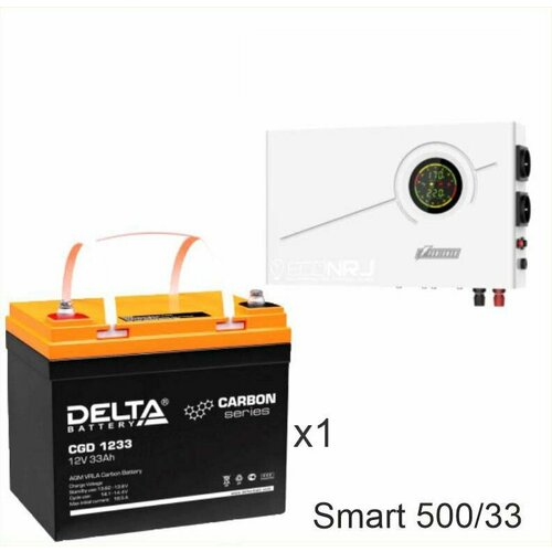 ИБП Powerman Smart 500 INV + Delta CGD 1233 ибп powerman smart 500 inv линейно интерактивный 500ва 300вт 2 euro