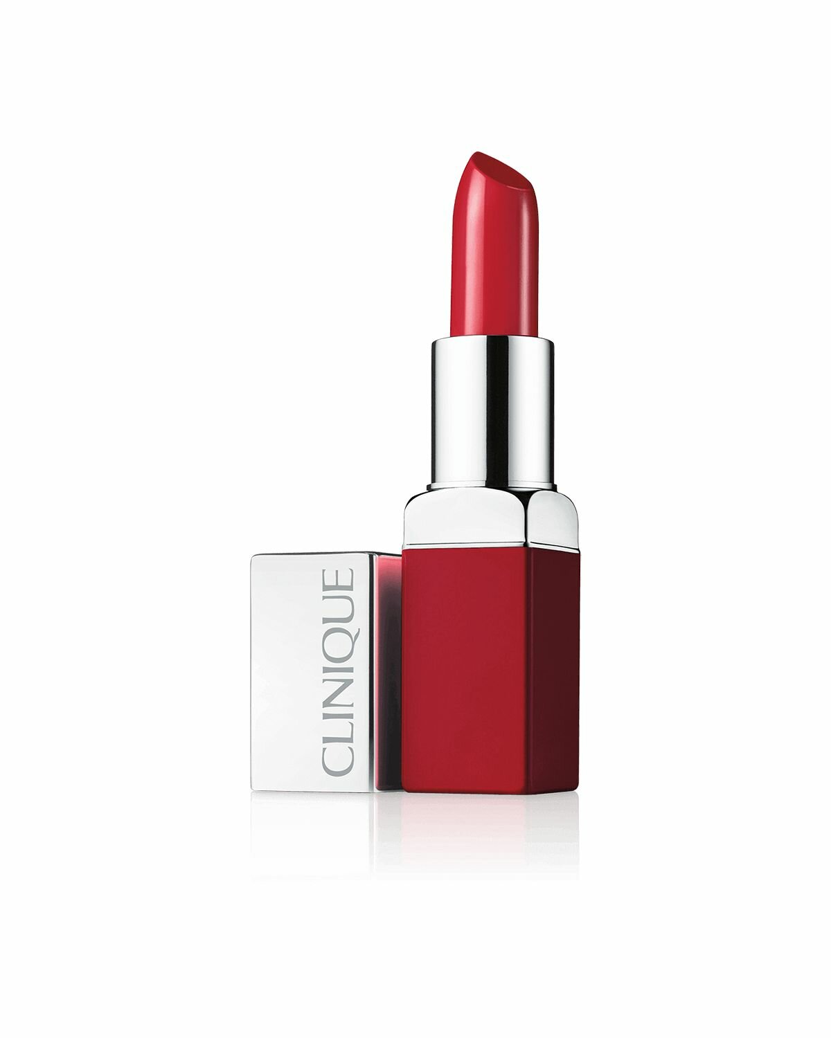 CLINIQUE Помада для губ: интенсивный цвет и уход Pop Lip Colour + Primer (8 Cherry Pop)