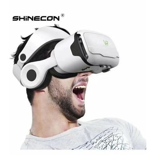 Очки виртуальной реальности VR SHINECON G-02EF с наушниками очки виртуальной реальности samsung gear vr sm r325