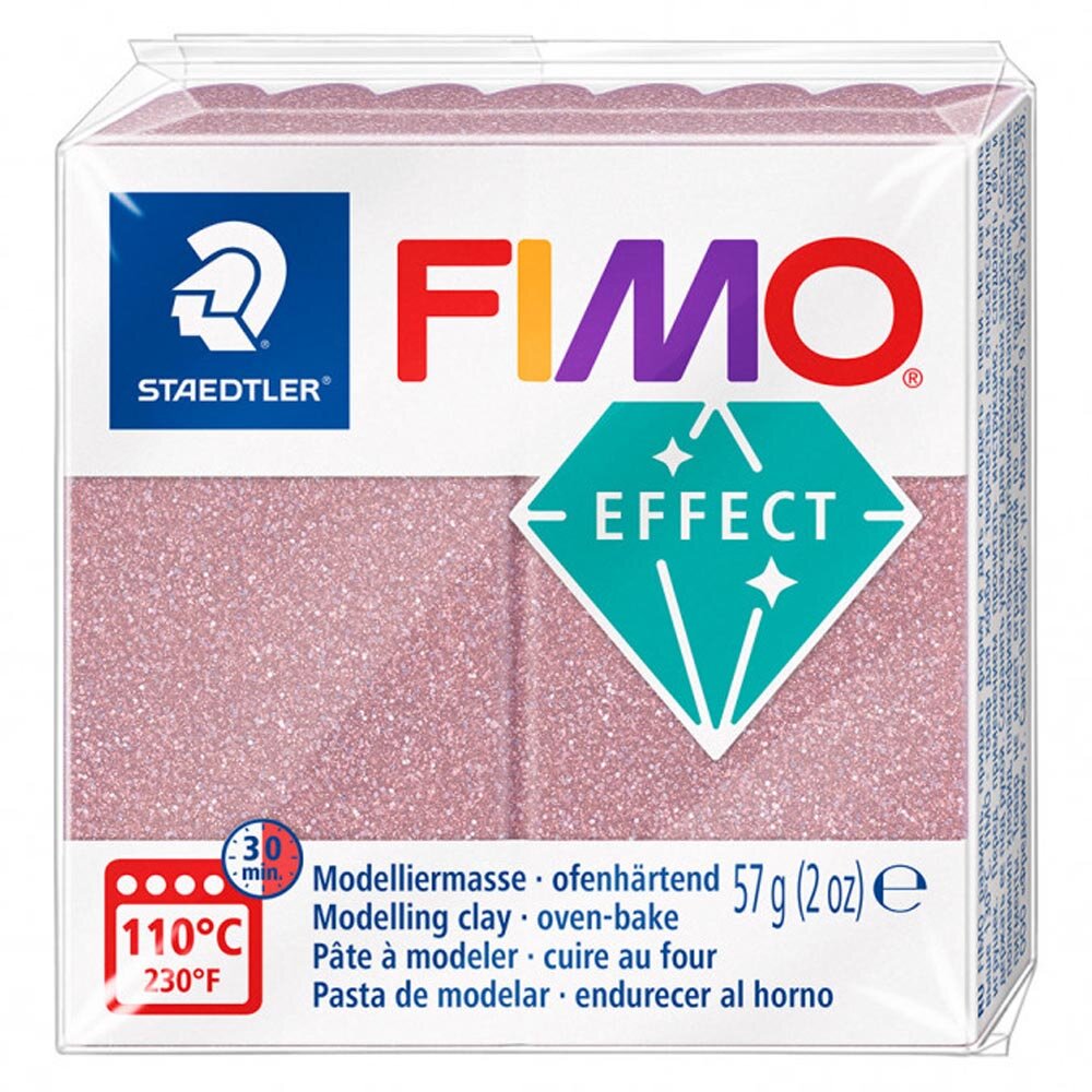 Полимерная глина Fimo Effect 8010-212 розовое золото 57 г, цена за 1 шт.