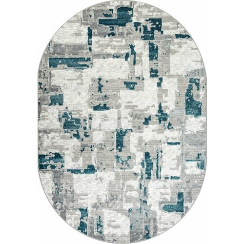 Ковер Овальный на пол в гостиную в спальню 160х300 см современный ворс 10 мм 317776 KoverVDom