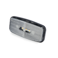 Светодиодный белый маркерный фонарь с универсальным питанием 12/24В (1076.3731) длина 50 мм (ан. ГФ-1.15). Устанавливаются спереди  ...