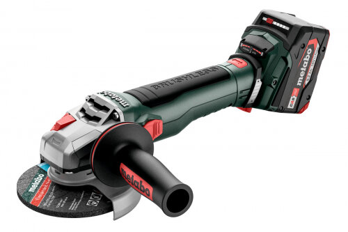 Углошлифовальная машина аккумуляторная Metabo WB 18 LT BL 11-125 Quick, 2x5.2Ач+ASC 55, X (613054650)