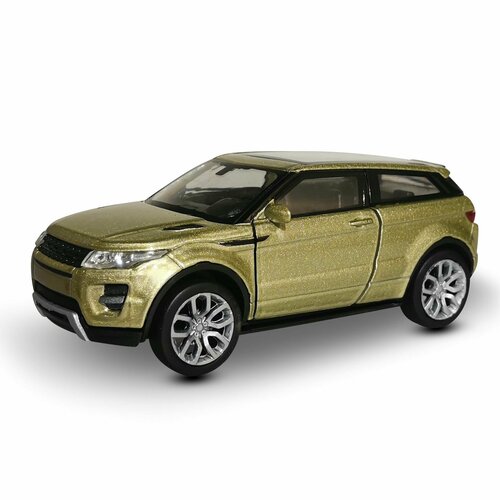 Машинка WELLY LAND ROVER RANGE ROVER EVOQUE Золотой / модель машины 1:38 с пружинным механизмом машинка welly land rover range rover evoque белый модель машины 1 38 с пружинным механизмом