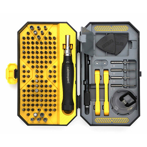 Отвертка с набором бит Cablexpert (145 предметов)