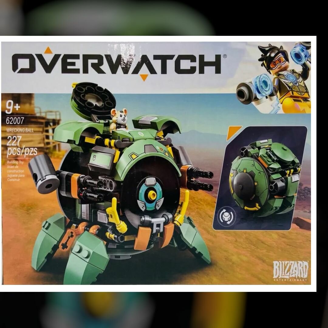 Конструктор Overwatch Овервотч Хомяк Хаммонд Таран Зеленый 227 деталей