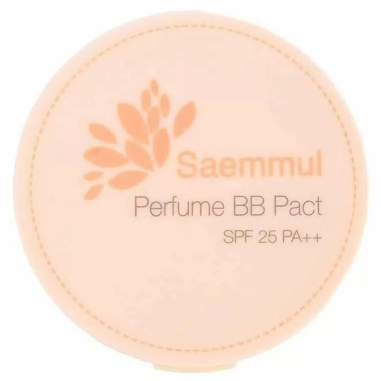 Пудра The Saem Make Up Saemmul Perfume BB Pact SPF25 PA++, Компактная ароматизированная ББ пудра SPF25 PA++, 23