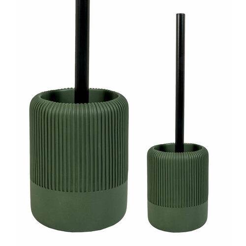 Ершик Cipi, Urmuge Green, 10,5x36,5h cm, композитный материал, цвет зеленый /черный матовый