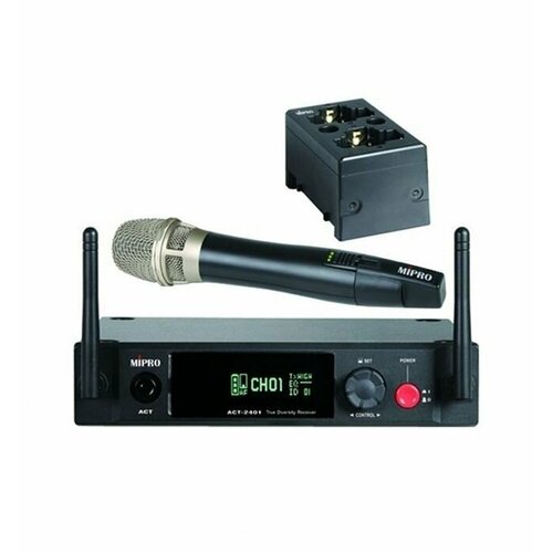MiPro ACT-2401ACT-24HCMP-80 - Цифровая радиосистема с ручным аккумуляторным микрофоном и зарядным устройством 2618500₽