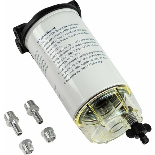 Фильтр топливный 10 мк с креплением и водосборником большой 17-661-24 5720₽