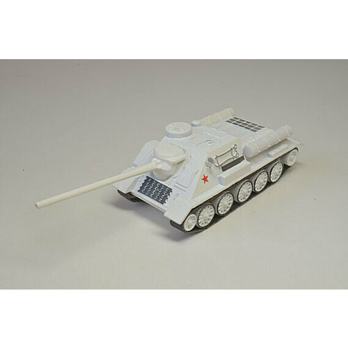 Масштабная модель 1/72, СУ-100 зимний камуфляж