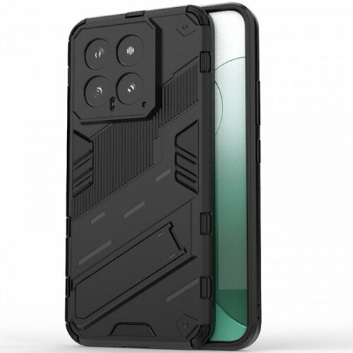 фото Megatron противоударный чехол-подставка для xiaomi mi 14 с защитой камеры roscase