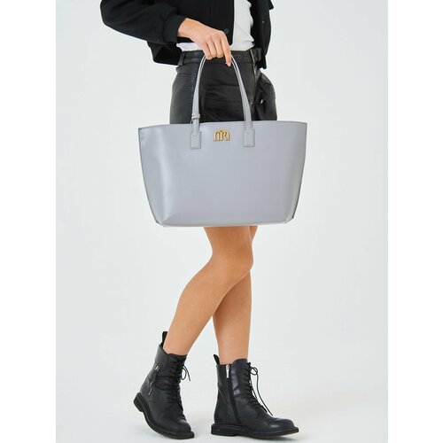 Сумка тоут Marco Russo, серебряный