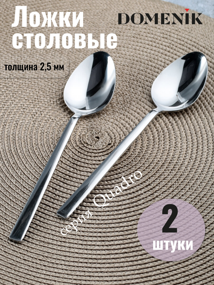 Ложка столовая PYRAMID 2шт ATTRIBUTE CUTLERY DMC121 - фото №1