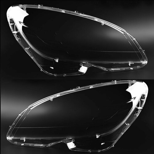 Стекла фар для Mercedes-Benz C W204 дорест 2006-2011 Комплект 2шт стекла фар W204 12600₽