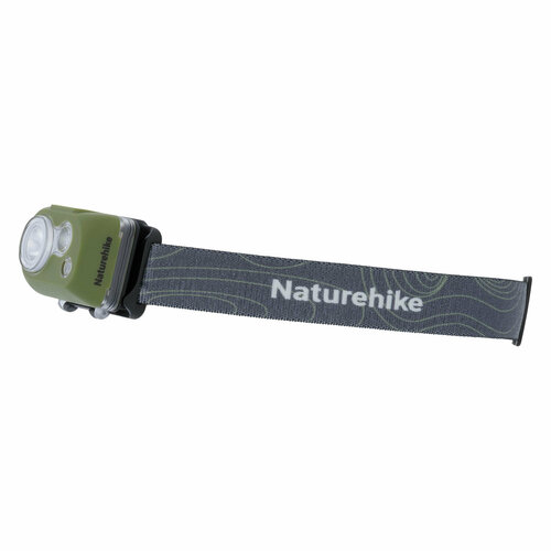 Фонарь налобный Naturehike Ip68 High Strength Waterproof Outdoor Headlights Green