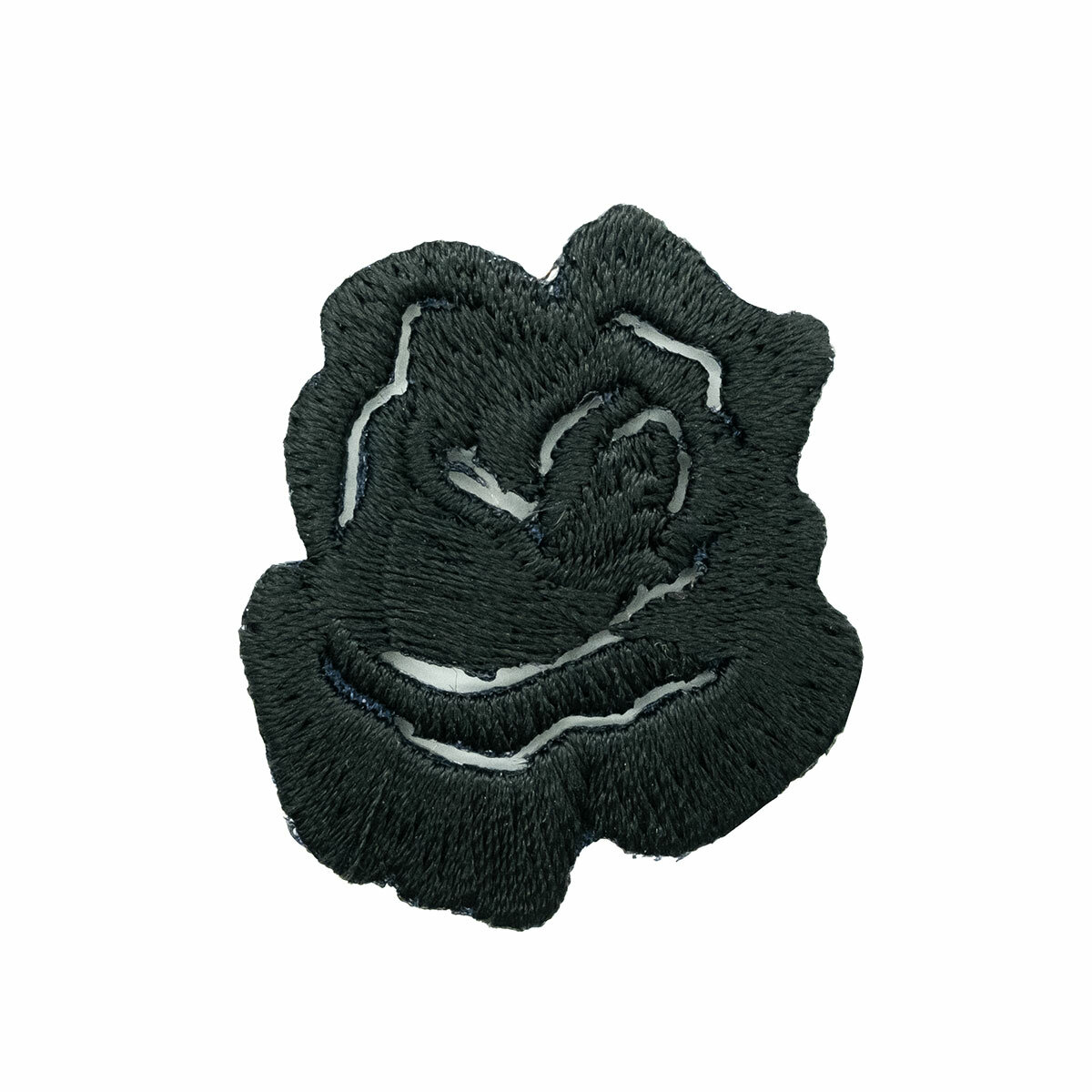 926716 Термоаппликация Роза малая черная, Prym