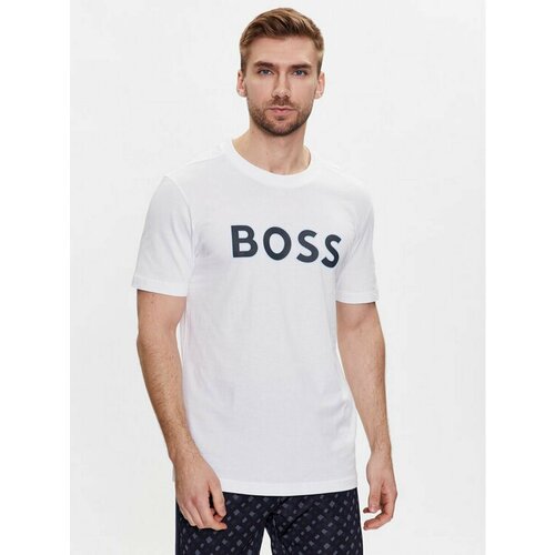 Футболка BOSS, размер XXL [INT], белый