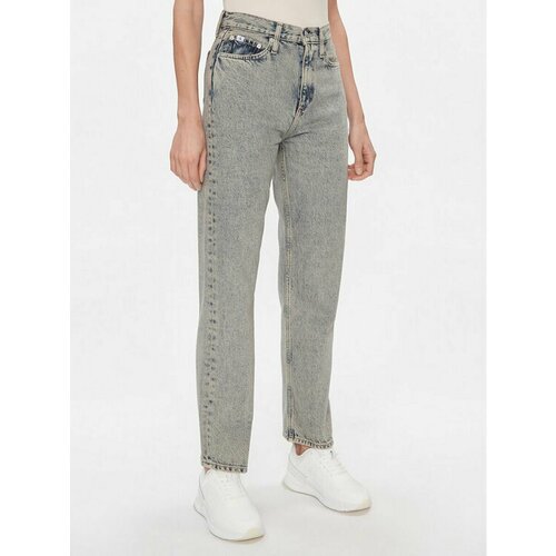 Джинсы Calvin Klein Jeans, размер 26/32 [JEANS], серый джинсы широкие calvin klein размер 26 32 серый