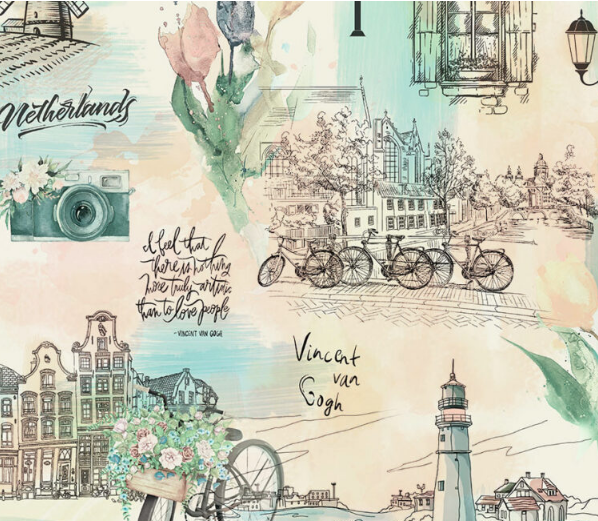 фото Обои бумажные Гомельобои 1008-51 Винсент светло желтый, ширина 0,53м №11