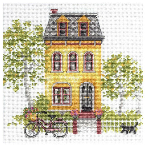 Набор для вышивания Dimensions Yellow House (Жёлтый дом) 70-65226