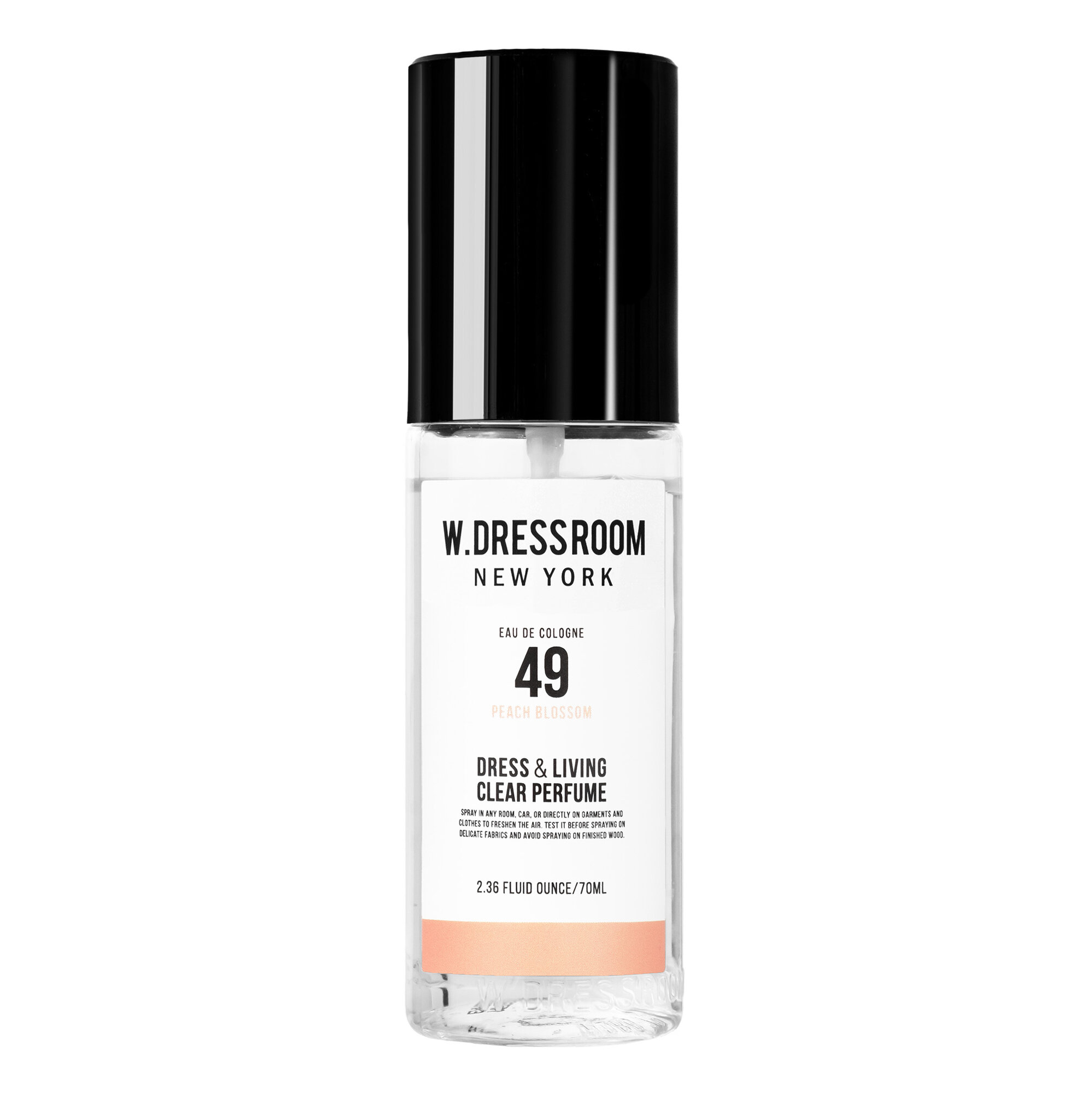 Парфюмированный спрей Dress & Living Clear Perfume No.49 Peach Blossom 70 ml W. Dressroom/ Спрей для одежды/ BTS