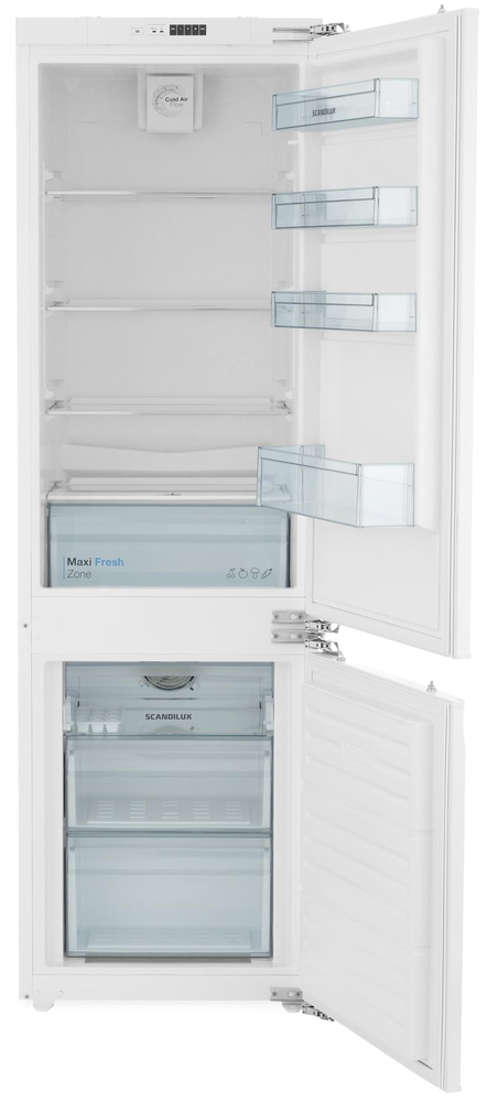 SCANDILUX Двухкамерный холодильник встраиваемый SCANDILUX CFFBI256E