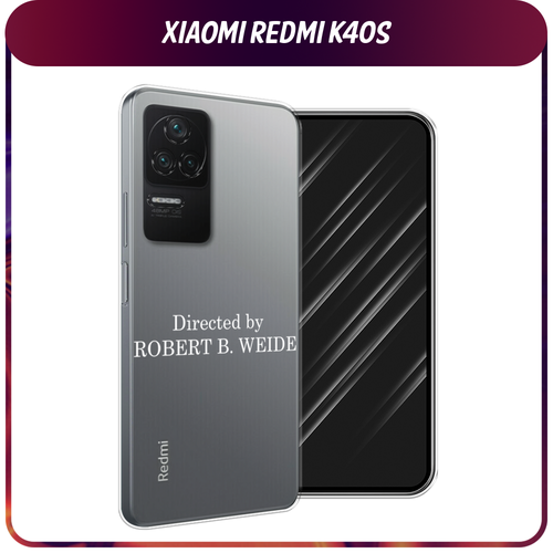 Силиконовый чехол на Xiaomi Poco F4/Redmi K40S / Сяоми Редми K40S Robert B Weide, прозрачный
