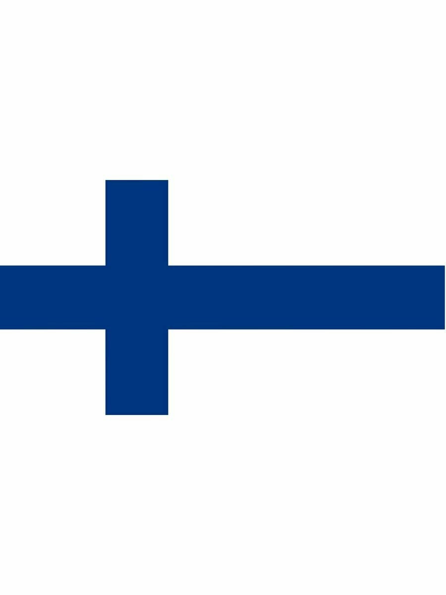 Флаг Финляндии , размер большой 90х135 см