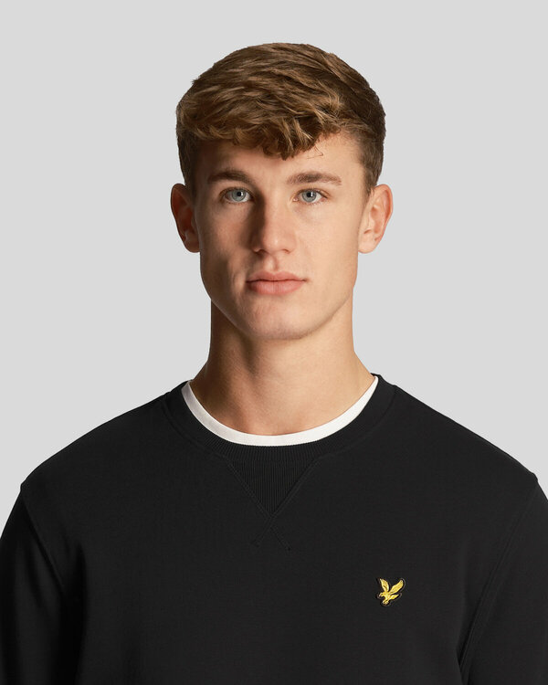 Свитшот Lyle & Scott Crew Neck Sweatshirt, размер M, черный