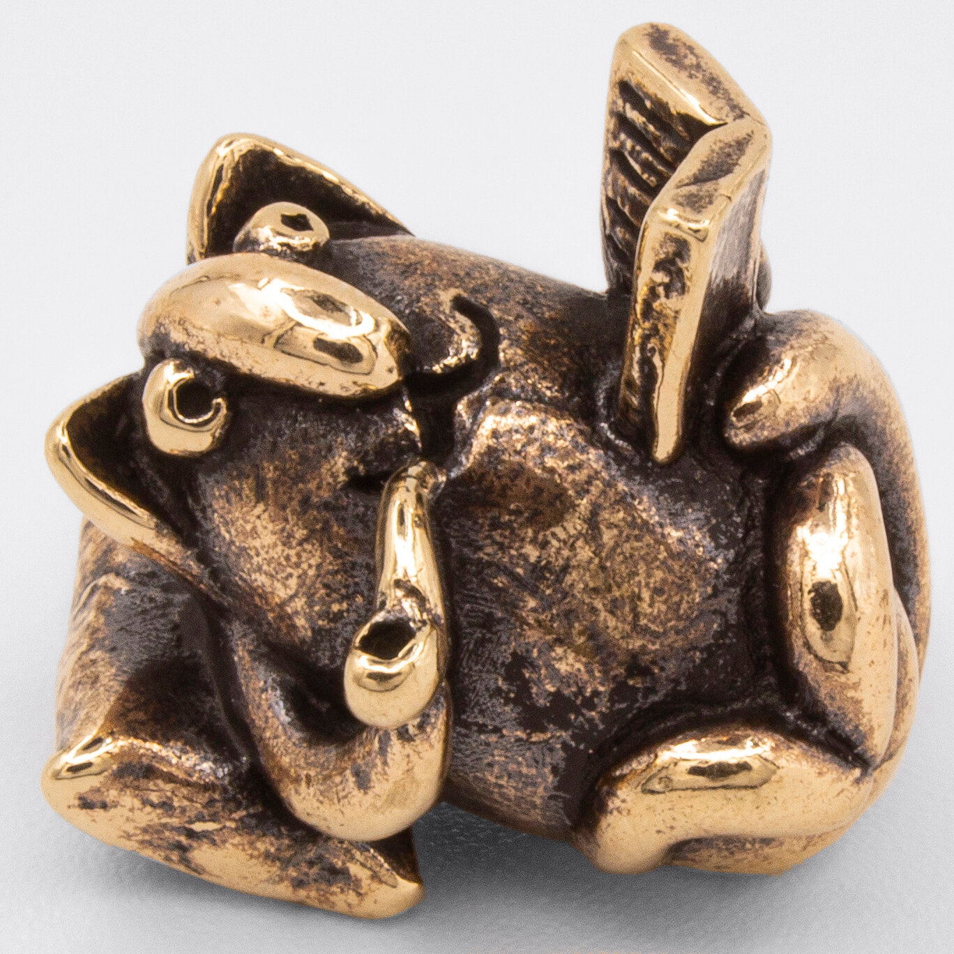 Кот с книгой Фигурка из Бронзы от Рязанской литейной мастерской